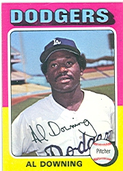 1975 Topps Mini Baseball Cards      498     Al Downing
